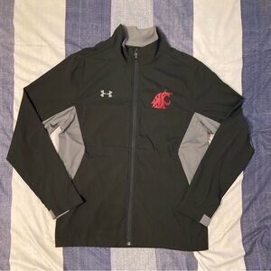 UA Washington State Cougars Mens Unisex Full Zip Track Jacket Sz S
